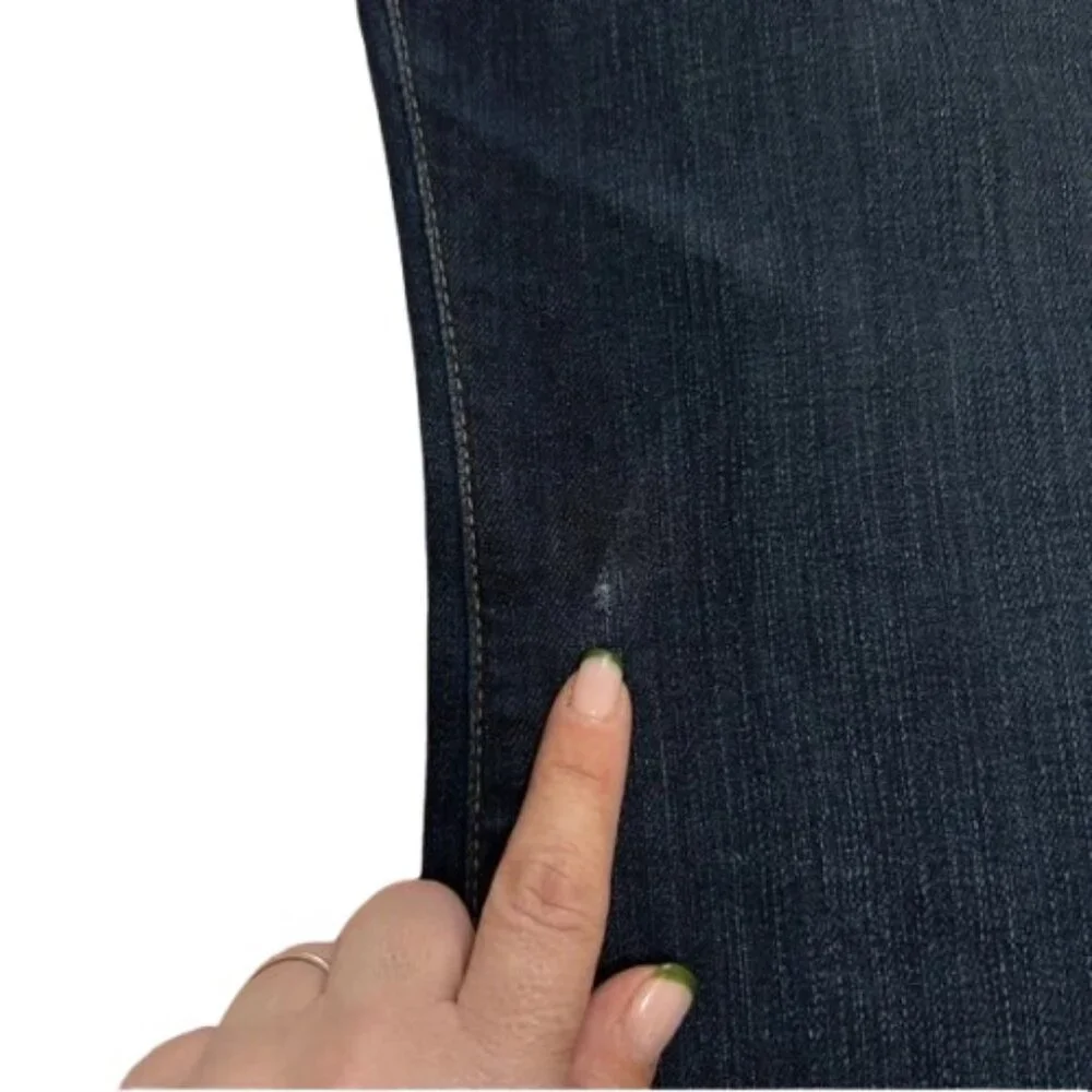 AG Adriano Goldschmied Women's Flare Jeans - Dark Blue - Picture 11 of 11